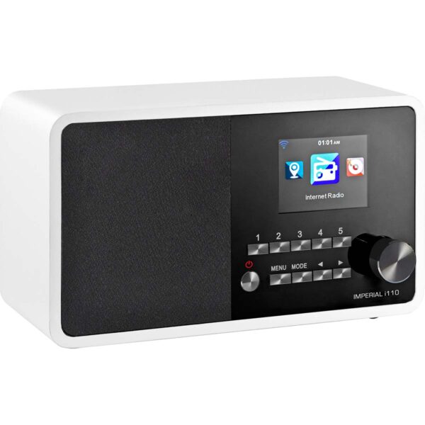 Imperial i110 Wi-Fi internetradio met mediaspeler wit - 22-322-00