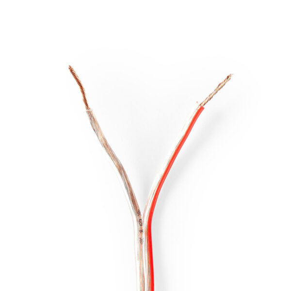 Nedis Speaker-Kabel | 2x 0.75 mm² | CCA | 15 m | Transparant | 1 stuks - CAGW0750TR150 CAGW0750TR150