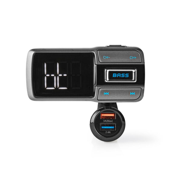 Nedis FM-Audiotransmitter voor Auto | Zwanenhals | 2.0 " | Bluetooth® | 1 stuks - CATR101BK CATR101BK