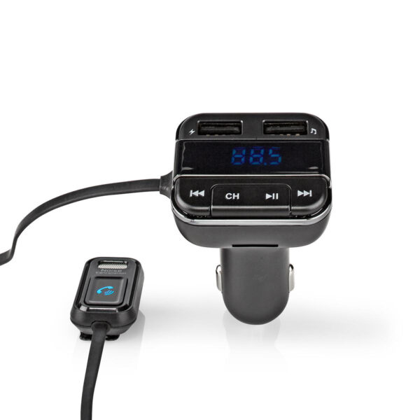 Nedis FM-Audiotransmitter voor Auto | Gefixeerd | 0.8 " | Bluetooth® | 1 stuks - CATR123BK CATR123BK