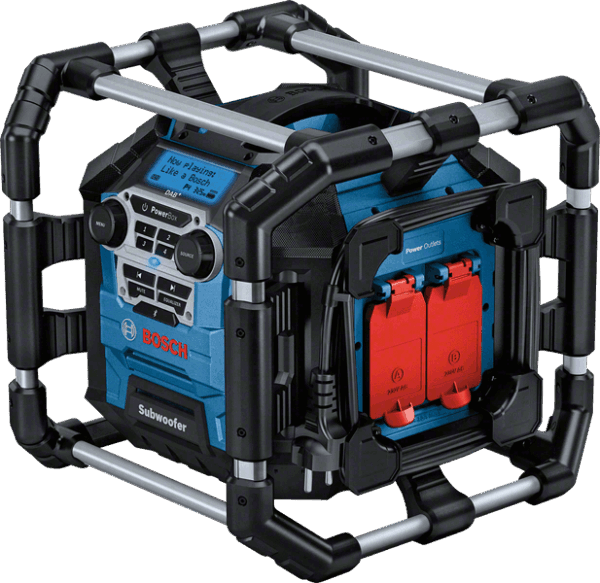 Bosch Blauw GPB 18V-5 C | Bouwradio | met batterijen (AA), in doos, zonder accu&apos;s en lader - 06014A4000