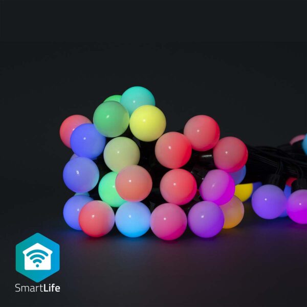 Nedis SmartLife Decoratieve LED | Wi-Fi | RGB | 48 LED&apos;s | 10.8 m | 1 stuks - WIFILP02C48 WIFILP02C48