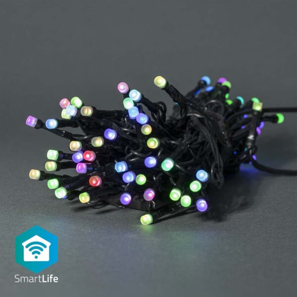 Nedis SmartLife Decoratieve LED | Wi-Fi | RGB | 42 LED&apos;s | 5 m | 1 stuks - WIFILX01C42 WIFILX01C42